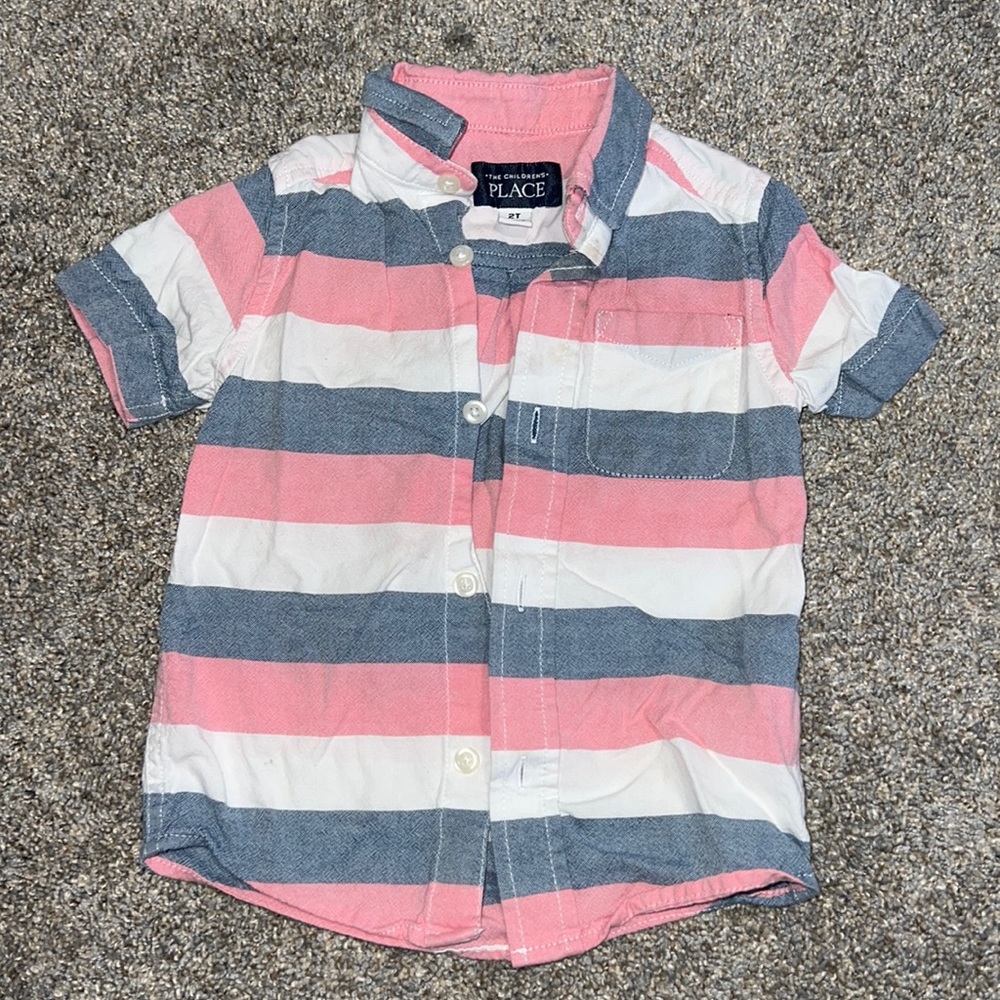 2T boys button up the childrens place